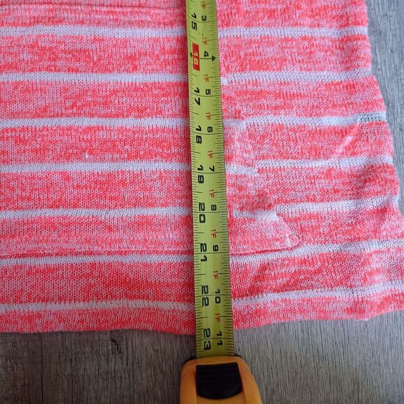 Volcom Sweater Womens Medium Orange Hoodie Sweatshirt Pullover Lightweight Beach - Picture 4 of 6